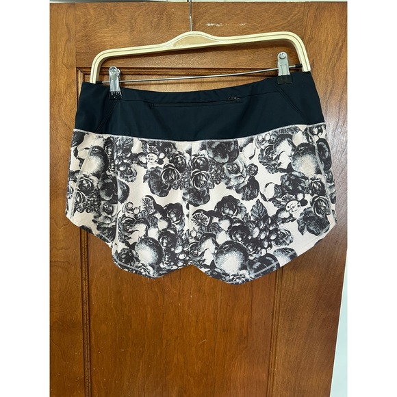 Oiselle Women's Running Shorts – Size 10 – EUC – Floral Print - Picture 2 of 9